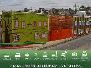 Se Venden 3 Casas Independiente, Cerro Larraín Bajo, Valpo
