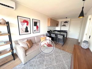 Excelente departamento 1 dormitorio en condominio Valle lo Campino
