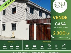 Se Vende Casa 2h1b+oficina, Cerro Ohiggins, Valparaíso