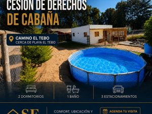 Cesión de derechos Cabaña cerca playa El Tebo, Puchuncaví