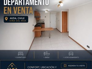 Inversionista Depto. 1D–1B-1E frente UTFSM Interior